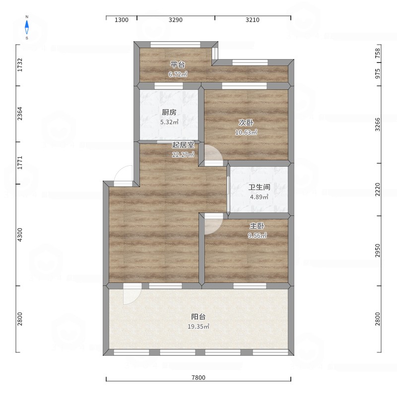 月潭愛(ài)丁堡78.75㎡小兩居戶型深度解析 空間變量與設(shè)計(jì)突圍